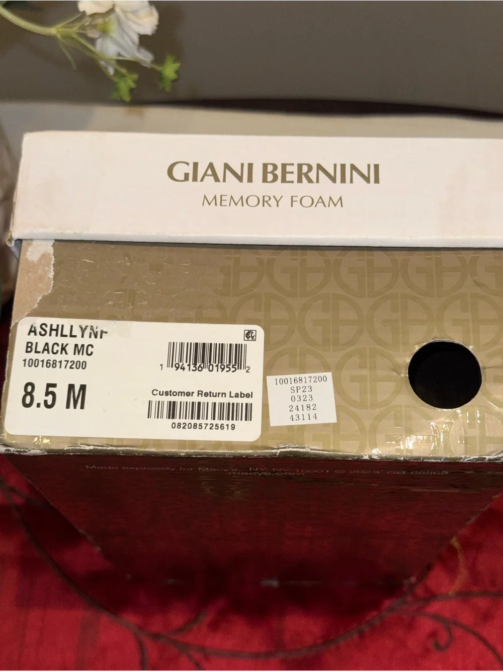 Giani Bernini black suede platform slide sandals with a cushioned tan insole